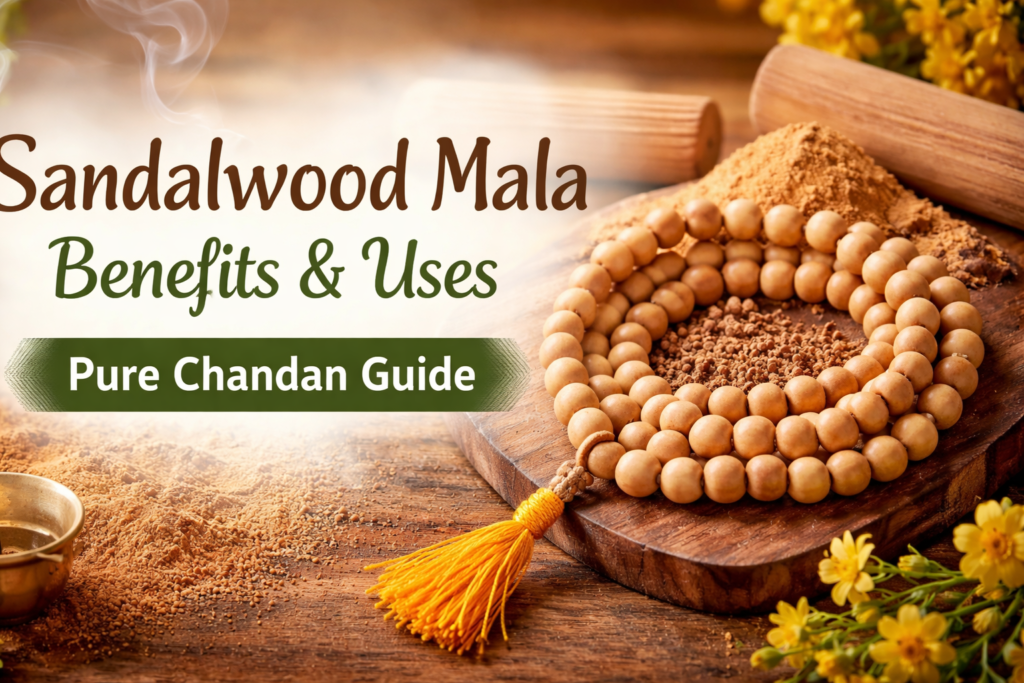 Pure Sandalwood Mala Benefits & Uses in Daily Life