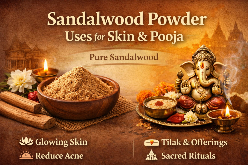 Sandalwood Powder Uses for Skin & Pooja